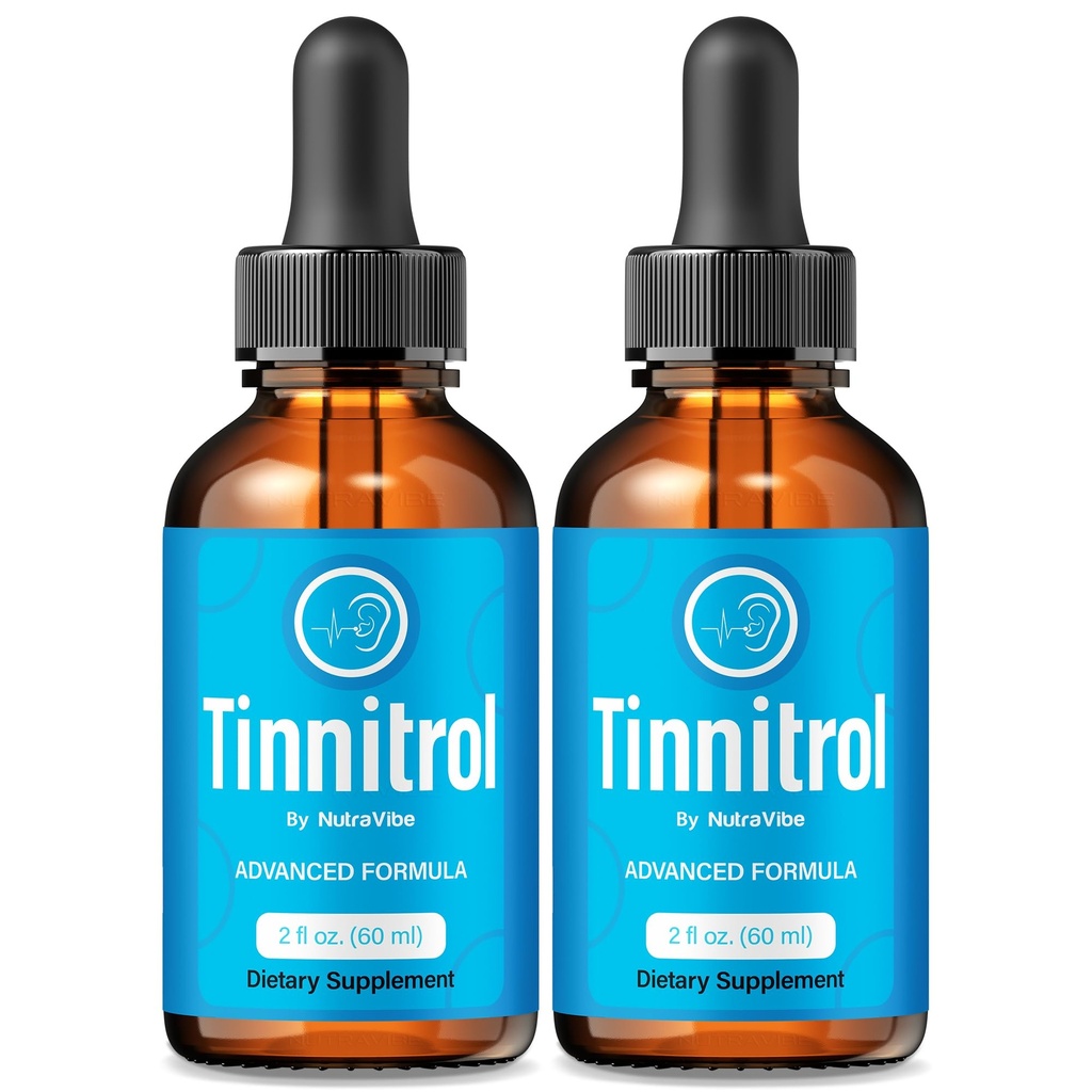 (2 Pack) Tinnitrol – Original Hearing Support Drops with a Clean, Plant-Based Formula for Ear Wellness, Inner Balance & Daily Comfort | Easy-to-Use Liquid Dropper for Auditory Support (60 Servings)