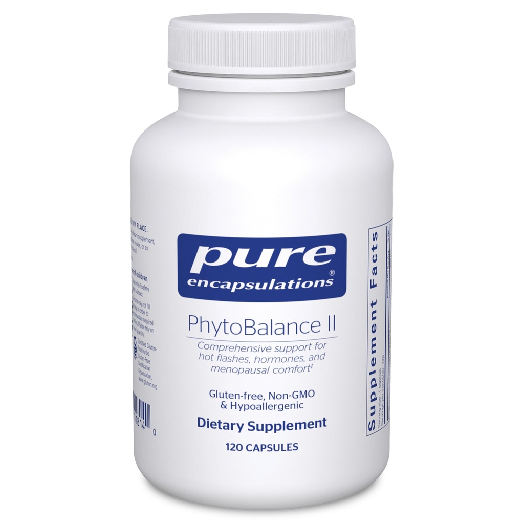 Pure Encapsulations PhytoBalance II | Supports Healthy Estrogen and Progesterone Activity & Reduces Hot Flashes | 120 Capsules
