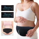 C-Section Hot & Cold Therapy Belly Binder with 2 Reusable Gel Ice Packs for Post-Op, Kicks Protection, Postpartum Care Must Have After Birth Brace, Abdominal Binder