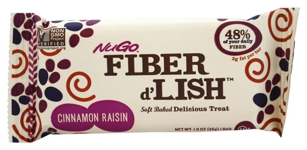 NuGo Fiber d'Lish, Cinnamon Raisin, 25.4 oz, 16 ct