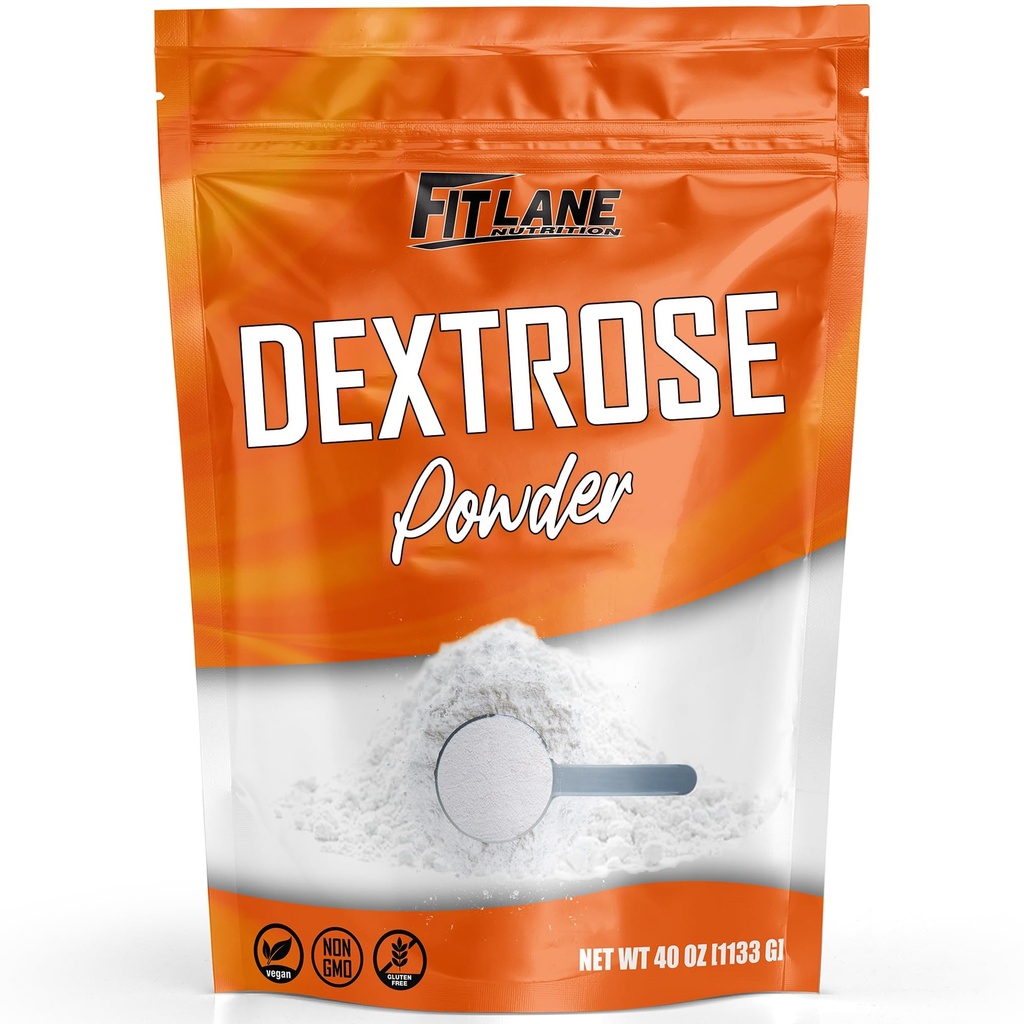 Bulk Dextrose Powder 2.5 lbs - Pure Carb Ingredient Unflavored - Good Source of Glucose and Carbohydrates - Food Grade Sugar for Brewing and Sausage Making - Great for Pre Workout