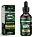 Liquid Chlorophyll Drops with Parsley, Peppermint & Green Tea – Natural Body Freshness & Inner Cleanse Support – 2 fl oz