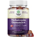 Melatonin Gummies 10mg per Serving - Fast Acting Tasty Sleep Gummies for Adults Extra Strength Melatonin 10mg for Adults Enhanced Sleep Quality & Duration - Non GMO & Vegan - 60 Ct