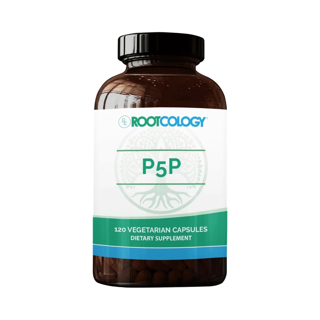 Rootcology by Dr. Izabella Wentz | P5P | Active Vitamin B6 to Support Balanced Mood and Healthy Response to Stress | 120 Vegetarian Capsules