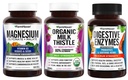 FarmHaven Magnesium Glycinate & Malate + Milk Thistle + Digestive Enzymes with Probiotics
