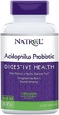 Natrol Acidophilus 100mg Capsules, Unflavored, Purple, 150 Count, Pack of 3