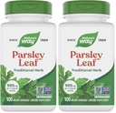 Nature's Way Premium Herbal Parsley Leaf Provides Chlorophyll, 100 Vegan Capsules (Pack of 2)