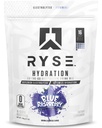 RYSE Hydration Electrolyte Powder Drink Mix Packets - Blue Raspberry - Sugar-Free Full Spectrum Electrolytes with Essential Vitamins, Taurine and Choline for Rehydration - 16 Serving Sticks