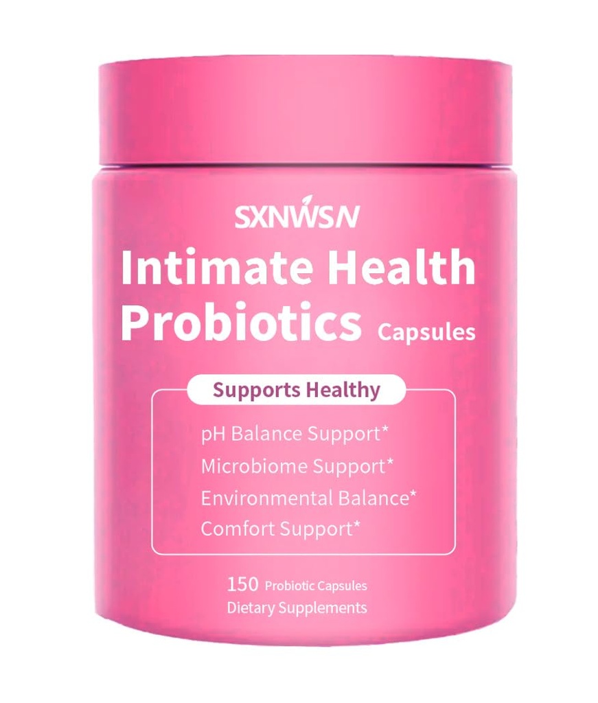 Women's Probiotic Complex with 4 Strains & XOS Prebiotic, Promote Intimate Health & Microbiome Balance & Digestive Wellness | 150 Vegan Capsules