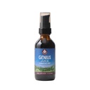 WishGarden Herbs Genius Juice, Liquid Herbal Nootropic, Ginkgo Biloba, Gotu Kola & Eleuthero, Brain & Focus Supplement, No Caffeine, Vegan, 2oz