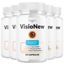 (5 Pack) VisioNew Capsules, Official VisioNew Vision Support Supplement with All Natural Ingredients, Advanced Formula Eye & Vision Health Vitamin Support Health and Wellness Naturally (300 Capsules)