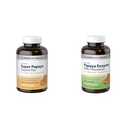 American Health 360 Count Super Papaya Enzyme Tablets & 600 Count Papaya Enzyme with Chlorophyll Chewable Tablets Bundle
