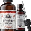 Beet Root Supplement - Liquid Beets Extra Fast Absorption - Beet Root Tincture Organic Extract, Gluten Free, 2 Fl Oz