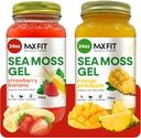 Sea Moss Gel Organic Raw (Bundle of 2 Jars 24oz) Strawberry Banana and Mango Pineapple Wildсrafted Gold Sea Moss Gel from Saint Lucia | 92 Vitamins and Minerals | Pure Raw+Non-GMO | Vegan Superfood