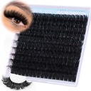Fluffy Lash Clusters Long Eyelash Clusters, 180D Thick Cluster Eyelash Extensions 14-20mm Individual Lashes Look Like Lash Extension 170pcs Dramatic Eyelashes DIY Volume Lashes Strip