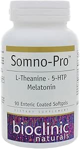 Bioclinic Naturals, Somno-Pro 90 gels with Melatonin, 5HTP, and L-Theanine