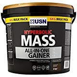 Fitness Health USN Hyperbolic Mass All-in-One Gainer Shake Powder, Chocolate, 6 kg