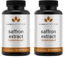 Luma Nutrition Saffron Extract Capsules - Premium Saffron Supplements - 88.50 mg Pure Saffron Pills - Mood Support - Eye Support - Made in The USA - 60 Capsules (Pack of 2)