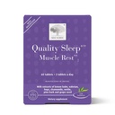 NEW NORDIC Quality Sleep Muscle Rest, 60 Coated Tablets 30-Day Supply - Made with Magnesium Malate - Promotes Muscle and Vascular Function - Vegan and Gluten Free