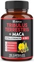 Zolotus Premium Tribulus Terrestris Capsules - Combined with Ashwagandha, Panax Ginseng & Maca - 90 Counts for 3 Months