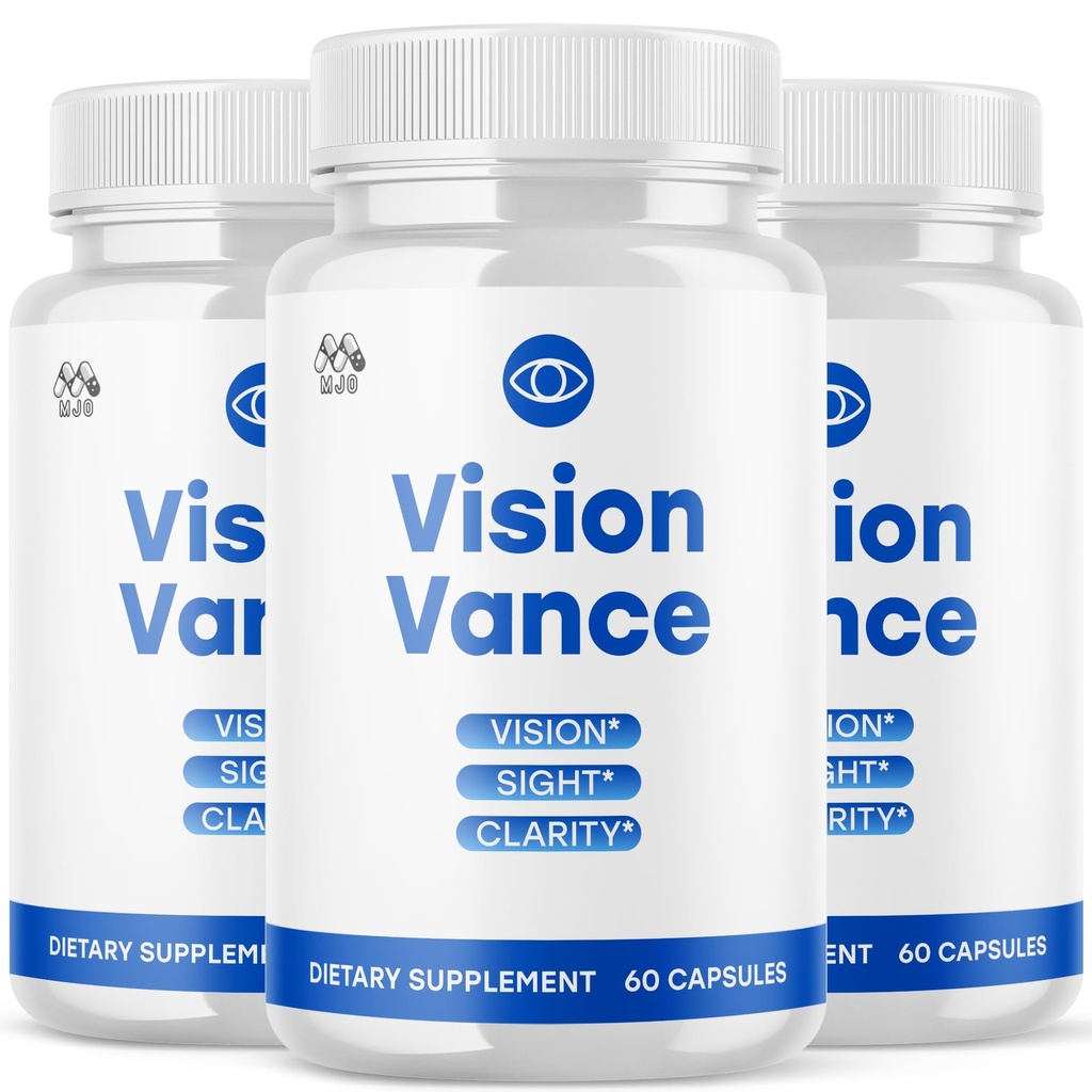(3 Pack) Vision Vance Capsules, Official VisionVance Pills Supplement with All Natural Ingredients, Advanced Health and Wellness Vitamin Supplement Max Strength Multivitamins Supports (180 Capsules)