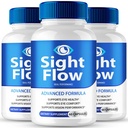 Sight Flow Capsules, Official SightFlow Eye Health Supplement Pills - Maximum Strength, All Natural Visual Wellness, Eye Comfort & Healthy Vision, Premium Sight Flow Pills Reviews (3 Pack)