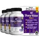 Sharp Vision Max Eye Health Supplement, 60 Veggie Capsules, 24 Premium Herbal Extracts, 30 Day Supply (3)