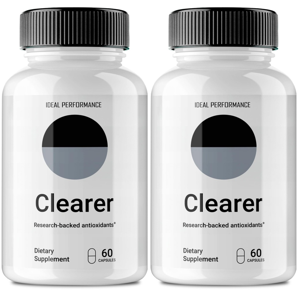Clearer Vision Support Capsules, Clearer Pills Advanced Formula Eye Health Supplement - All Natural Health & Wellness Vitamin Supporting Vision & Eye Health, Crystal Clear Vision Reviews (2 Pack)