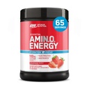 Optimum Nutrition Amino Energy Powder Plus Focus, with BCAA, Electrolytes, and Caffeine, Strawberry Burst, 65 Servings (Packaging May Vary)