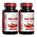 Amla Fruit and Bromelain, Uric Acid Vitamin in URIC Acid Formula for Uric Acid Management, Joint Flexibility, Natural Uric Acid - 2 Bottles