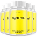 (5 Pack)Sight Fresh Capsules, Official Sight Fresh Advanced Vision Support Pills with All Natural Ingredients, SightFresh Supplement Supporting Eye Health with Maximum Strength Vitamins (300 Capsules)