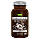Igennus Vegan Omega-3 Natural Triglyceride Algae Oil, DHA & EPA Fatty Acid Supplement, 180 Small Softgels with Astaxanthin, Easy-to-Swallow, Pure & Sustainable, 90 Servings