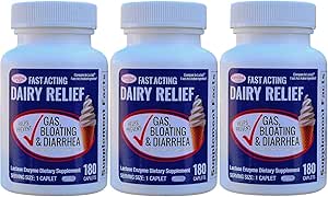 Fast Acting Lactase 540 Caplets Generic Lactase Fast Act 9000 FCC Units per Caplet