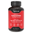 Naturalis New Zealand Astaxanthin 6mg | 90 Mini Softgels, 3-Month Supply | Small, easy-to-swallow Astaxanthin softgels featuring New Zealand-grown algae and powerful antioxidant support.*