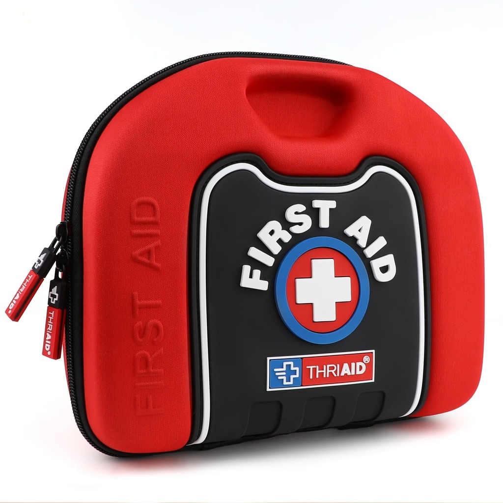 365 PCS First Aid Kit, Waterproof Well-Organized Medic Hard Shell EVA Case
