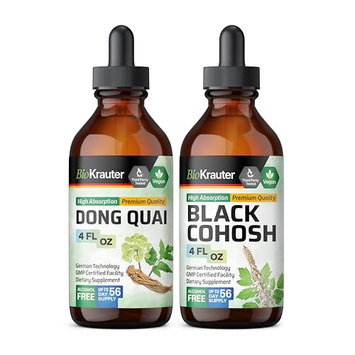 Dong Quai Tincture 4 Fl. Oz. & Black Cohosh Tincture 4 Fl. Oz.