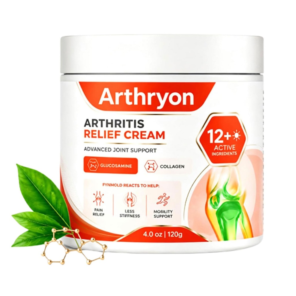 Arthryon Arthritis Relief Cream, 2026 New Advanced Heating Relief Cream, Joints, and Muscles, Soothing Arthritis Cream with Deep Heat Penetration (1 Pack)