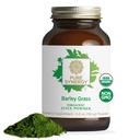 PURE SYNERGY Organic Barley Grass Juice Powder | Chlorophyll-Rich Greens Powder | Organic Cold-Pressed Barley Grass Juice | for Energy, Detox, and Digestion Support (5.3 oz.)
