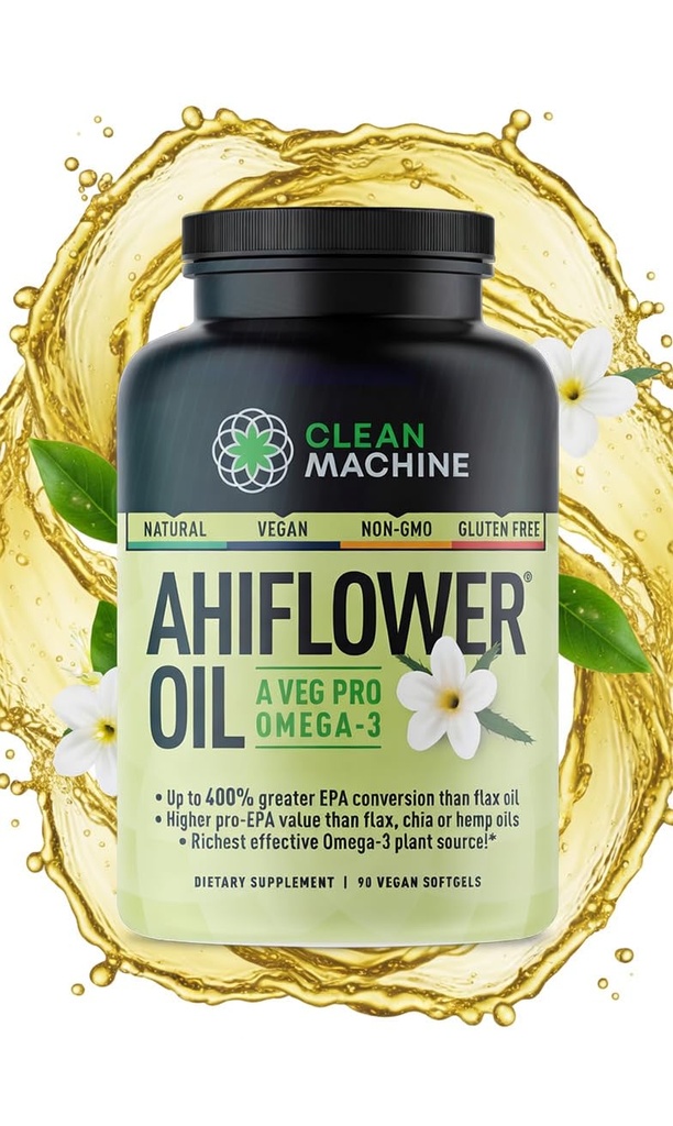 Vegan Fish Oil Alternative - Award Winning Omega 3, DHA, EPA and GLA Supplement - Plant Based Omegas - 4X Better Than Flax, Chia & Hemp - Contains GLA not Found in Algae - 90 Vegan softgels