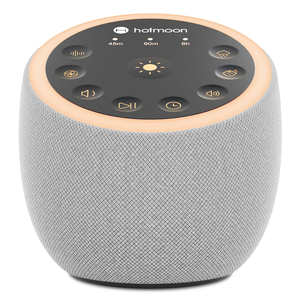 Hotmoon Sound Machine for Sleep, Cocoon 2, 40 Sounds, Dual-Speaker, Plug in