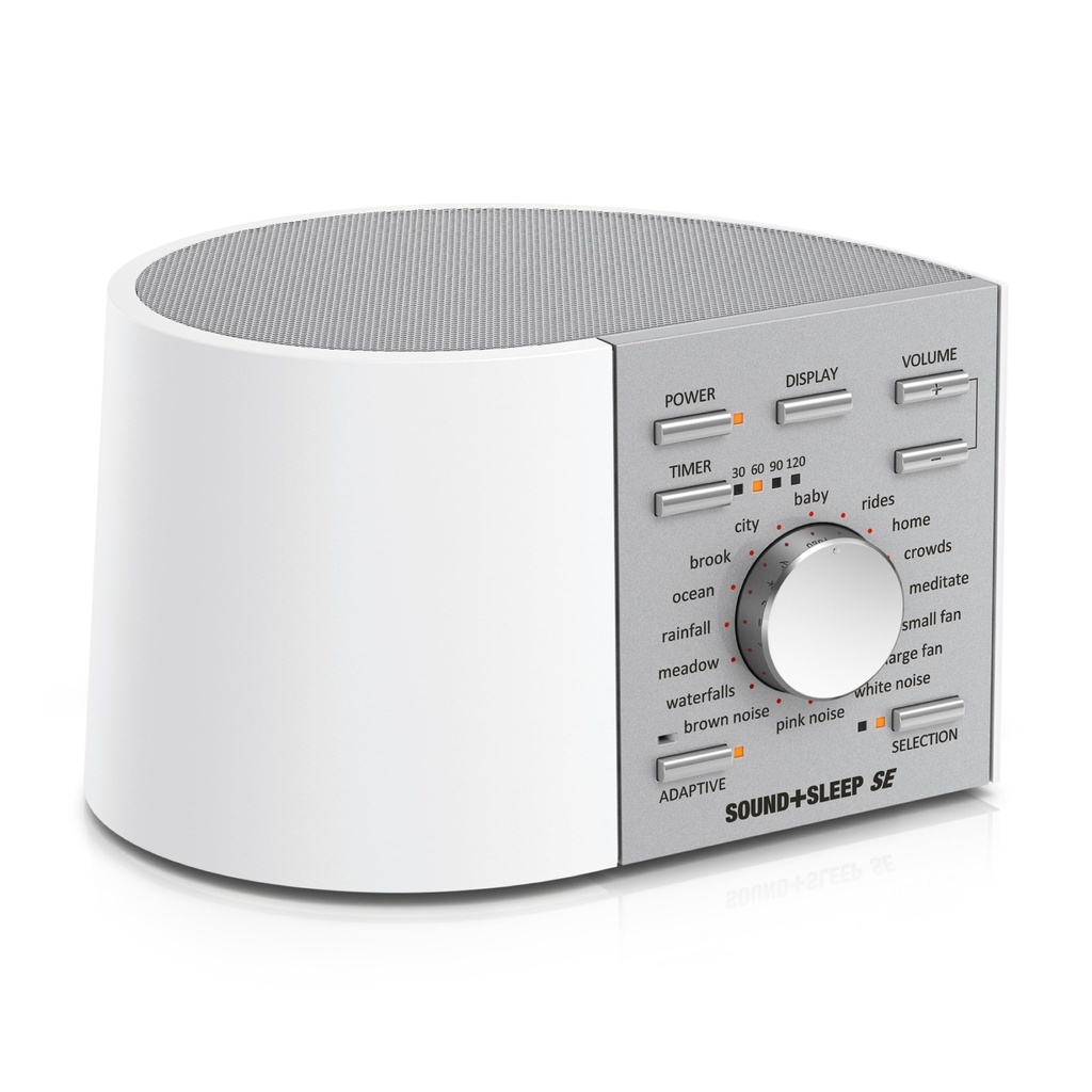 Adaptive Sound Technologies Sound + Sleep SE White Noise Machine, White