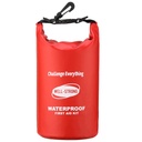 116pcs Waterproof Boat First Aid Kit with Round Bottom Bag Red | Roll Top Buckle Design 2L, Emergency Medical Supplies for Marine Safety 4.7"×11.6" for Fishing Boating Kayaking Rafting