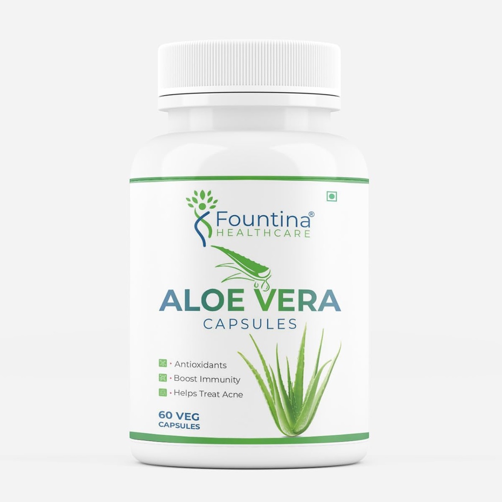 Aloe Vera Capsules, 60 Count
