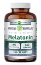 Amazing Formulas Melatonin Supplement | 5 Mg Per Serving | 240 Capsules | Non-GMO | Gluten Free | Made in USA