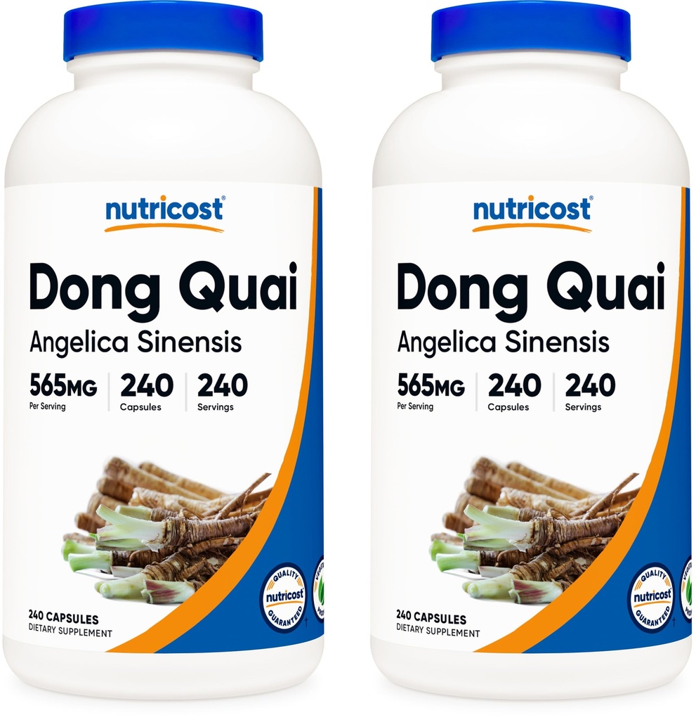 Nutricost Dong Quai 565mg, 240 Capsules (2 Bottles)