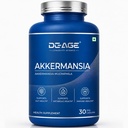 DeAge Akkermansia Muciniphila 150mg | Next-Gen Probiotic for Gut Health & Microbiome Support | Supports Healthy Metabolism & Inflammatory Response | GMP Certified, Plant-Based | 30 Veg Capsules