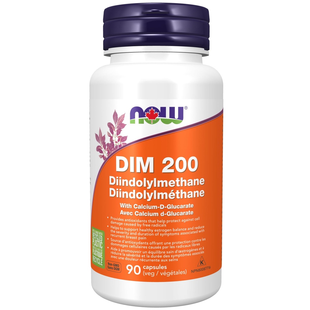 Now DIM 200mg with Calcium d-Glucarate 90vcap