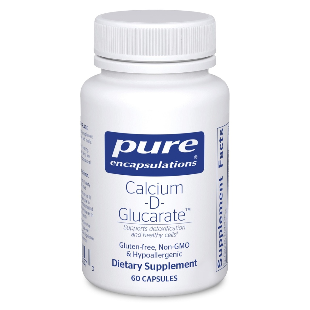 Pure Encapsulations Calcium-D-Glucarate, 60 Capsules