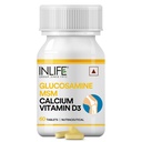 INLIFE Glucosamine MSM Calcium Vitamin D3 Joint Supplement, 60 Tablets