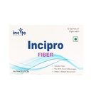 Incite Incipro Fiber Soluble Dietary Supplement, No Added Flavour, 6 Sachets of 10g Each